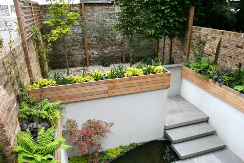 Sugerencias de decoración de jardines elegantes y cómodas para jardines pequeños