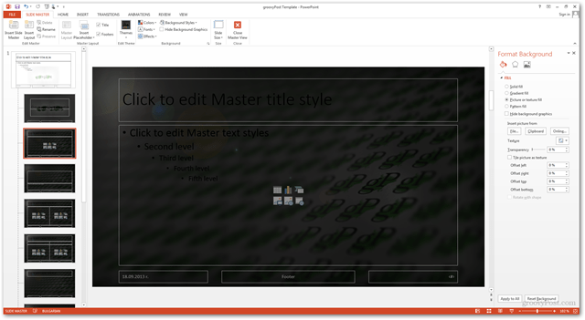Plantilla de Office 2013 Crear Hacer diseño personalizado POTX Personalizar Diapositivas Tutorial Cómo hacer un fondo