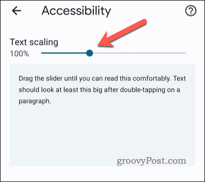 Cambiar la opción de escalado de texto en Chrome