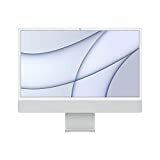 2021 Apple iMac (24 pulgadas, chip Apple M1 con CPU de 8 núcleos y GPU de 7 núcleos, 8 GB de RAM, 256 GB) - Plata