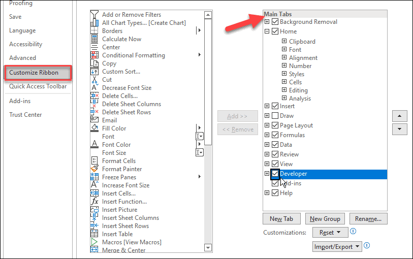 Insertar una casilla de verificación en Microsoft Excel