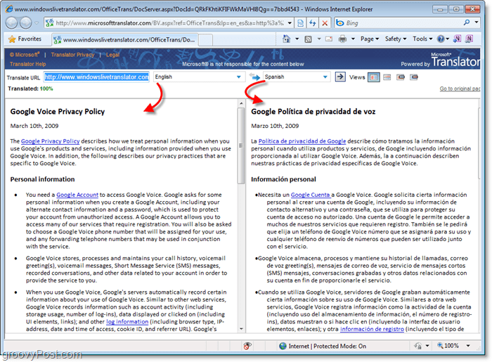 Cómo traducir texto en documentos de Microsoft Office 2010