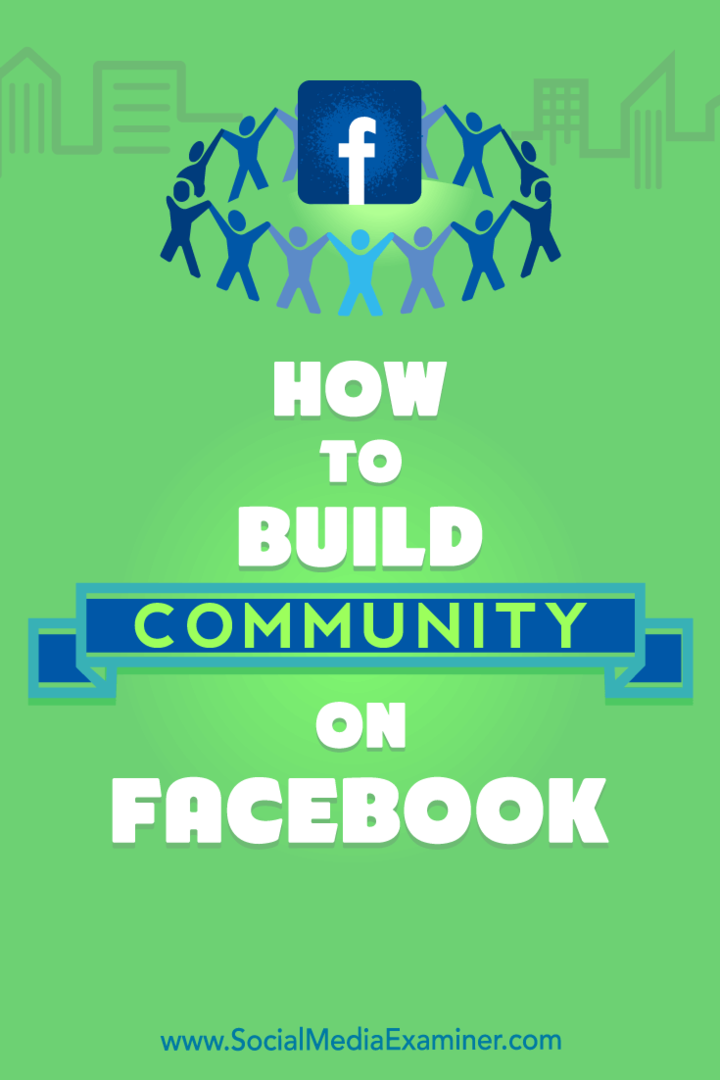 Cómo construir una comunidad en Facebook: examinador de redes sociales