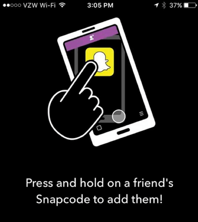 snapchat agregar por snapcode