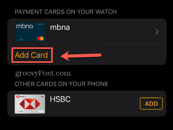 Apple Pay agregar nueva tarjeta