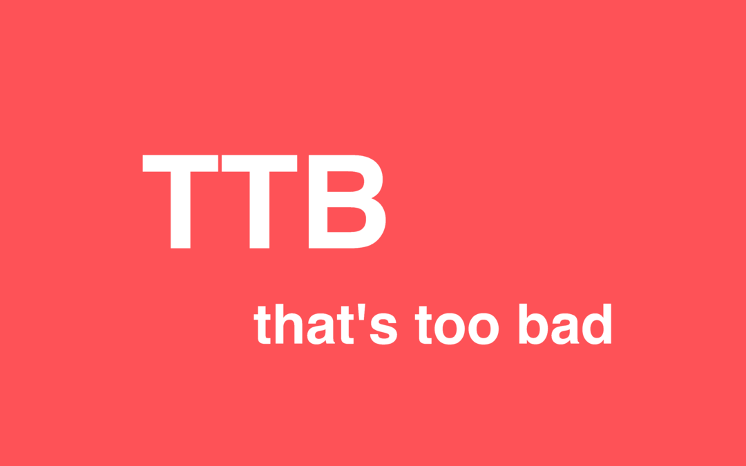 ¿Qué significa TTB y cómo lo uso?