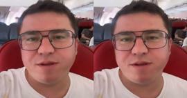 ¡Los momentos difíciles de Ibrahim Büyükak en el avión! Sorprendido por lo que pasó