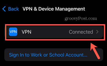 configuración de vpn iphone