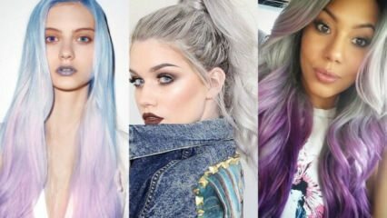 Tendencia de los colores del cabello de 2018