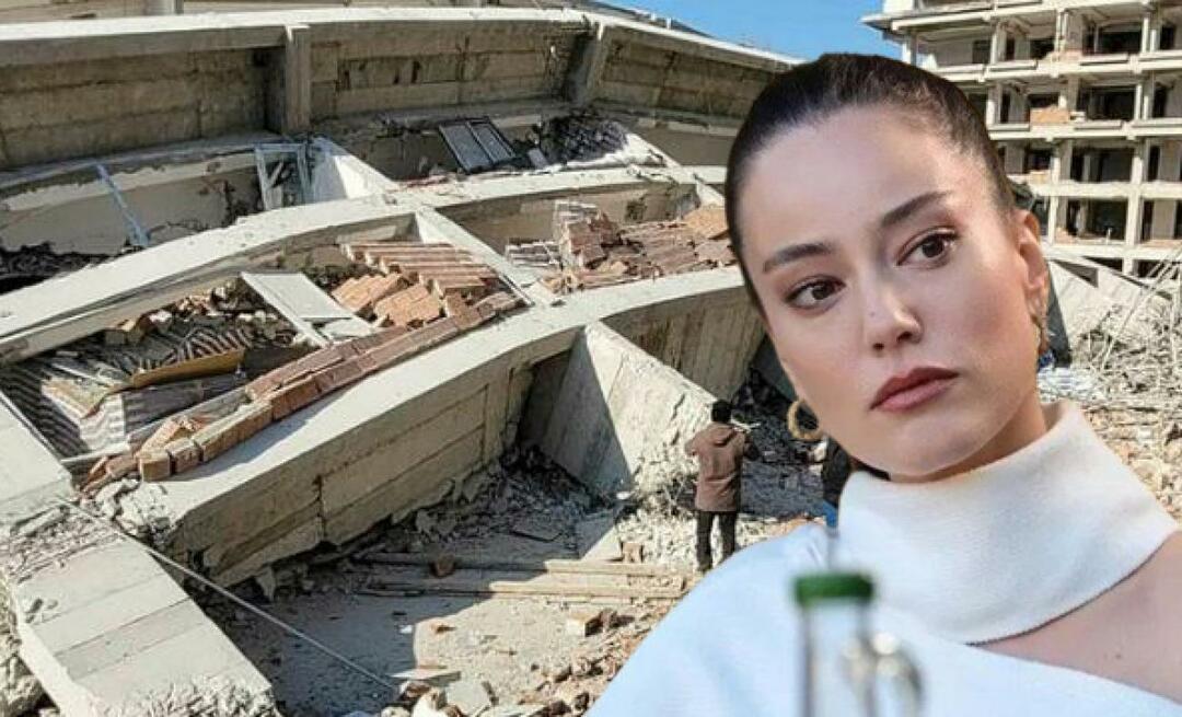 ¡Una emotiva publicación de Pelin Akil después del terremoto! 
