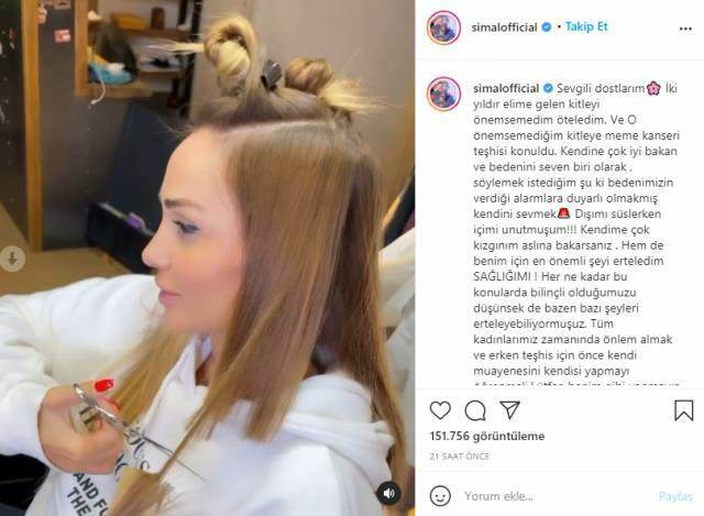 La joven cantante Şimal tiene cáncer de mama