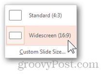 ajuste de tamaño de powerpoint de presentación de pantalla panorámica estándar ajustar