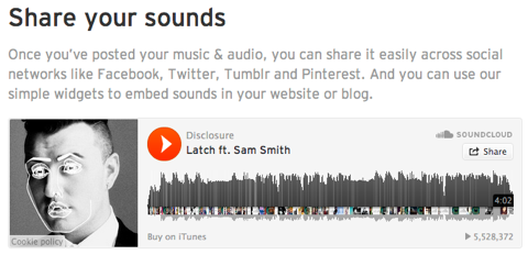 soundcloud comparte tus sonidos
