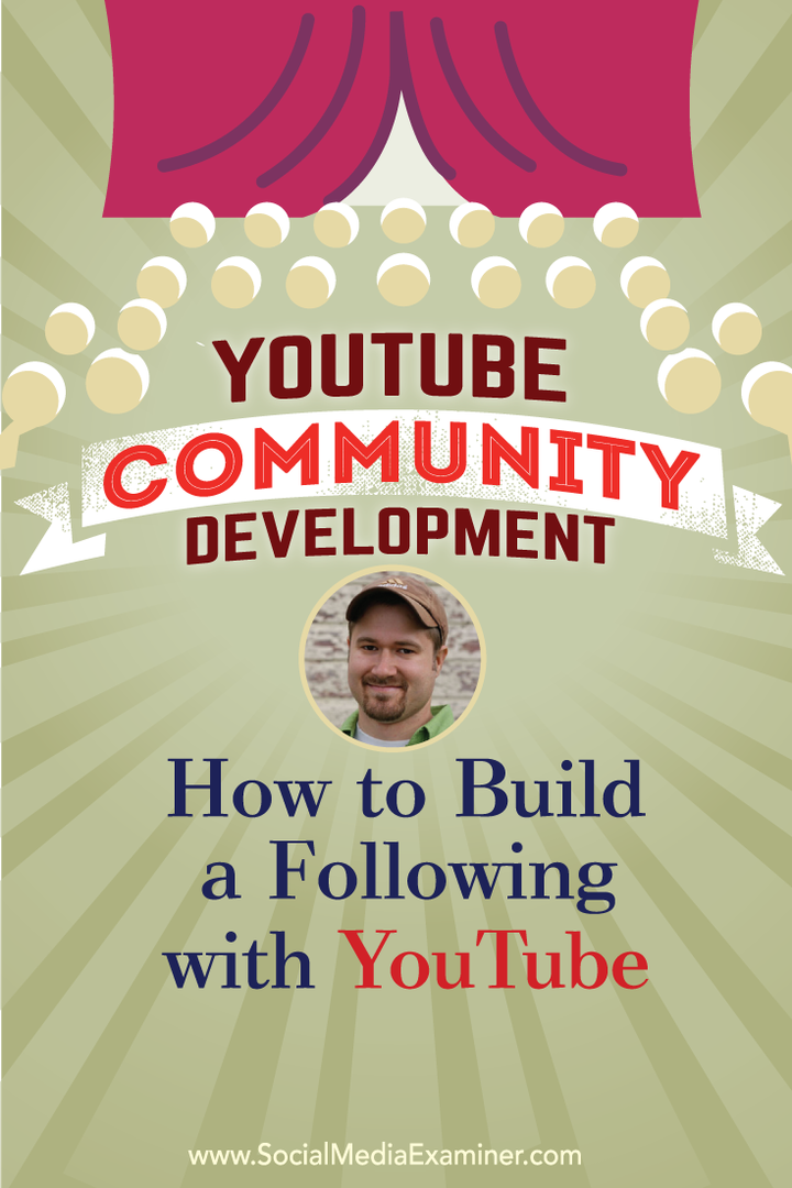 Desarrollo de la comunidad de YouTube: cómo generar seguidores con YouTube: examinador de redes sociales