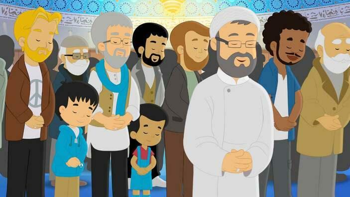 Escenas del primer episodio de la animación Ramadan Moon
