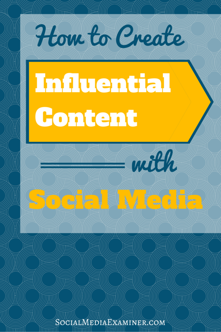 crear contenido influyente con las redes sociales