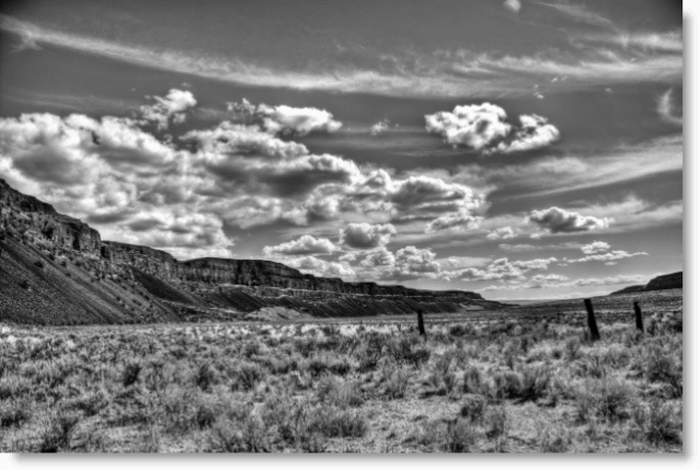 Fotografía How-To Apertura y profundidad de campo Imagen Desierto Montañas Blanco y negro