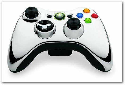 Xbox 360 controlador de cromo cromo