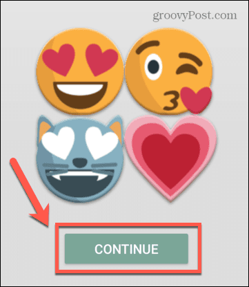 fuentes emoji para flipfont continuar
