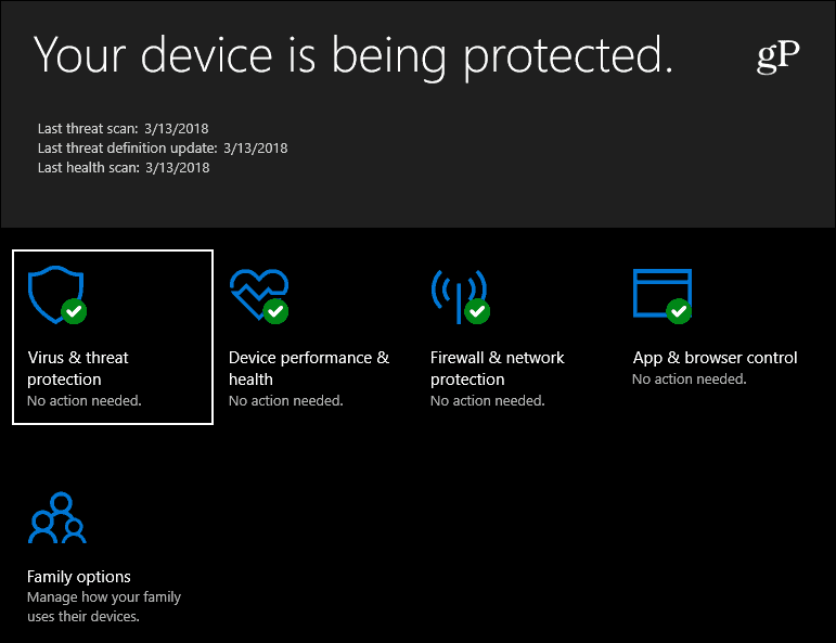 Seguridad de Windows Defender Windows 10