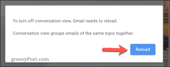 Recargar bandeja de entrada de Gmail