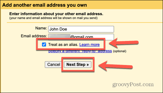 gmail siguiente paso