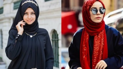 Hijab especial para la temporada de otoño 2018