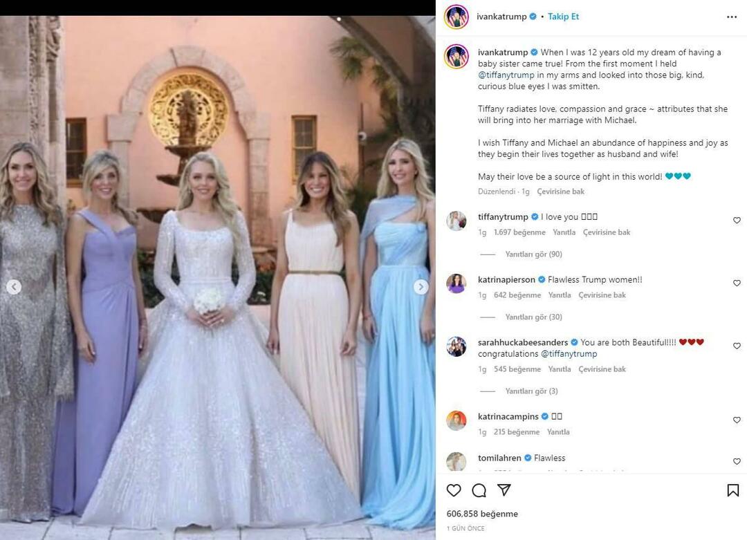 Se casa media hermana de Ivanka Trump