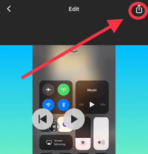 Mantenga la aplicación InShot abierta mientras procesa su video.