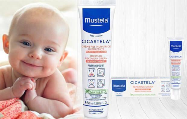 ¿Cómo usar la crema para el cuidado Mustela Cicastela?