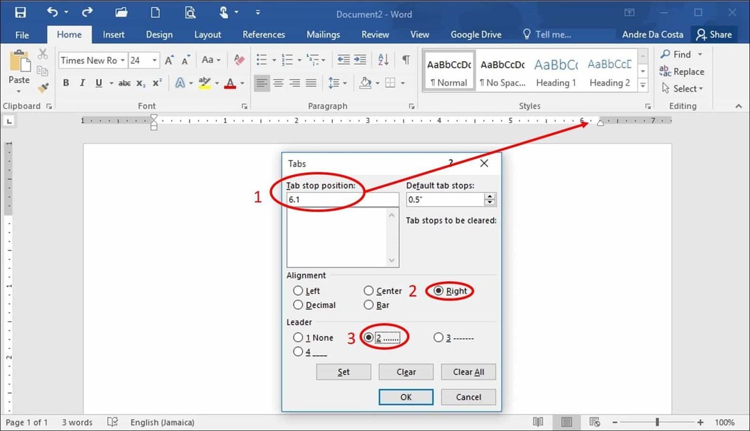 Mejore su productividad con pestañas en Microsoft Word