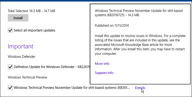Windows Update noviembre