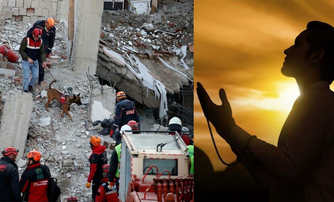 ¿Qué oraciones se hacen por los que están bajo los escombros del terremoto?