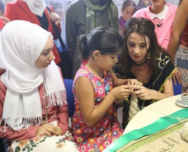 Songül Öden se reunió con mujeres sirias