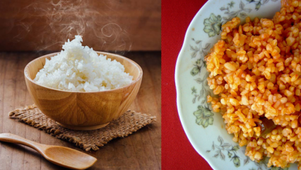 Bulgur o arroz hace aumento de peso? ¿Cuáles son los beneficios del bulgur y el arroz? Comiendo arroz ...