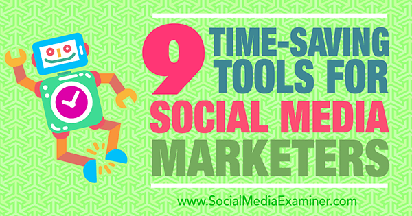 herramientas de marketing en redes sociales que ahorran tiempo