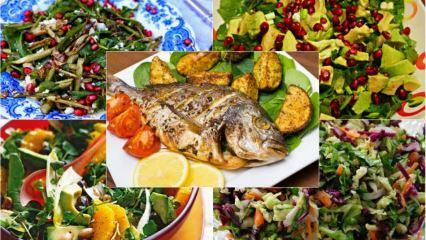 ¡Las recetas de ensaladas más fáciles que van bien con el pescado! 5 recetas de ensaladas que mejor se adaptan al pescado