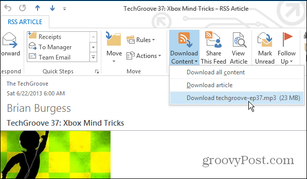 Cómo suscribirse a podcasts en Microsoft Outlook