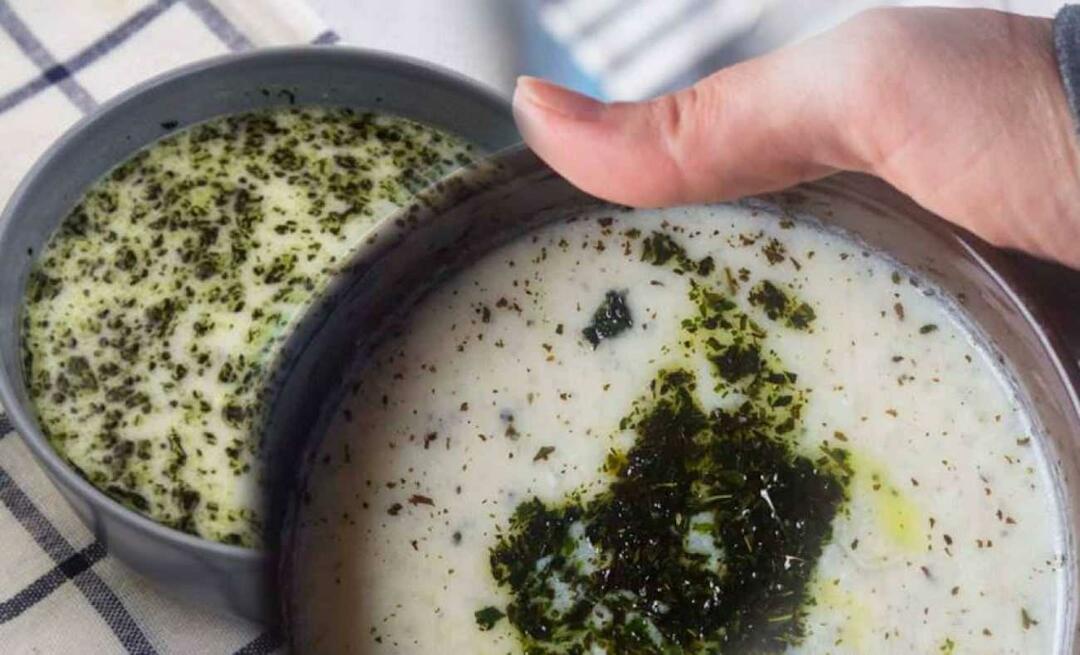 ¿Cómo hacer sopa de espinacas con yogur? Receta de sopa de yogur y espinacas que sorprenderá a tus vecinos