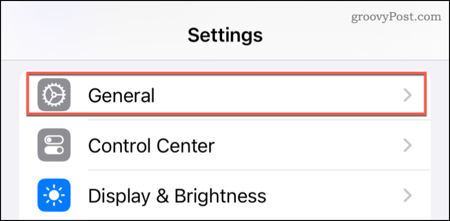 Configuración - General para desactivar NameDrop en iPhone