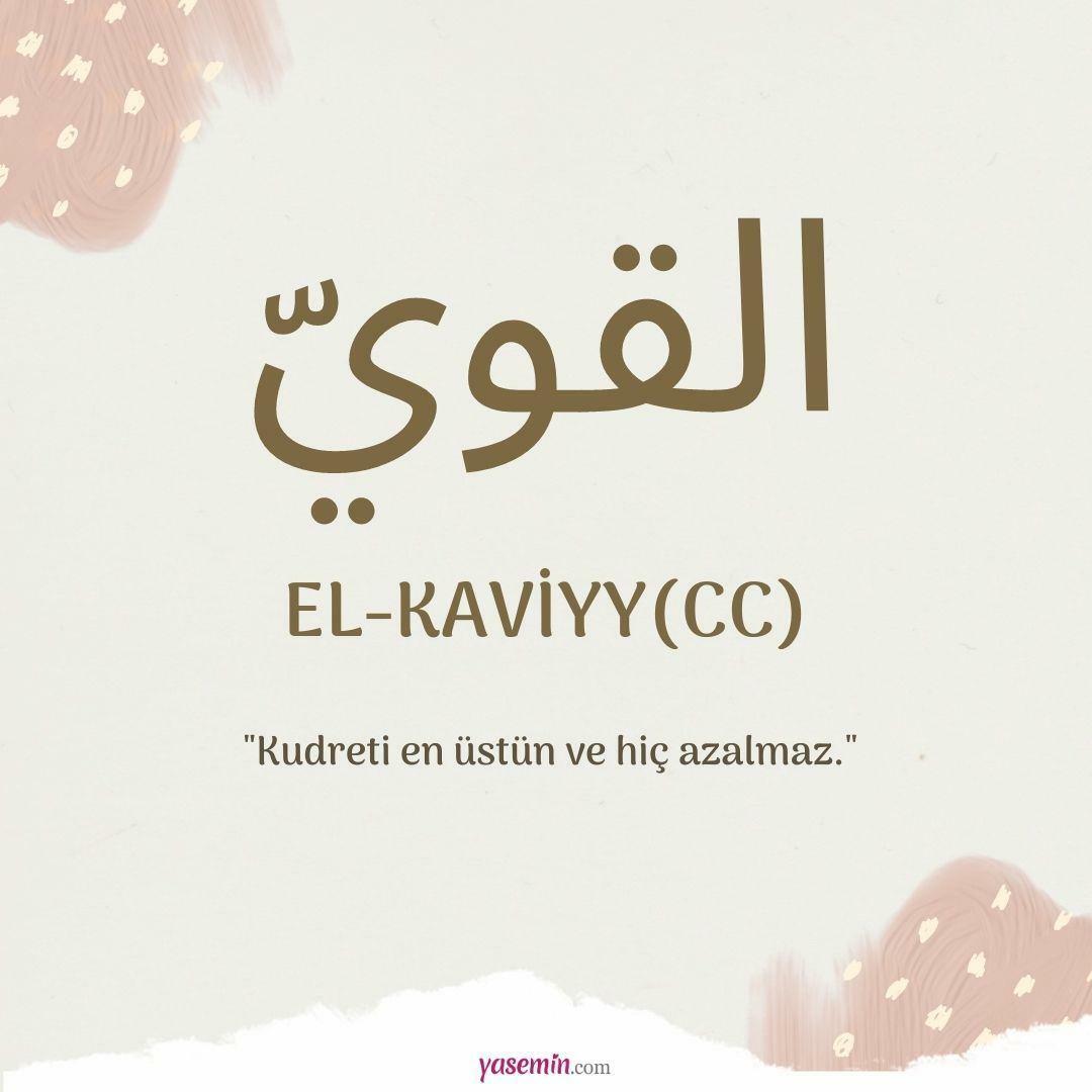 ¿Qué significa al-Kaviyy (cc)?