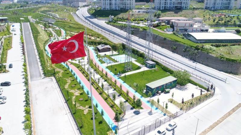Imagen del jardín de mijo de Ayazma en el sitio web oficial del municipio de Başakşehir