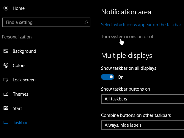 Consejo de Windows 10: elija qué iconos aparecen en la bandeja del sistema