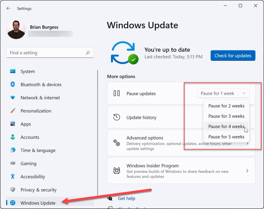 Nuevas semanas pausa la actualización de Windows 11