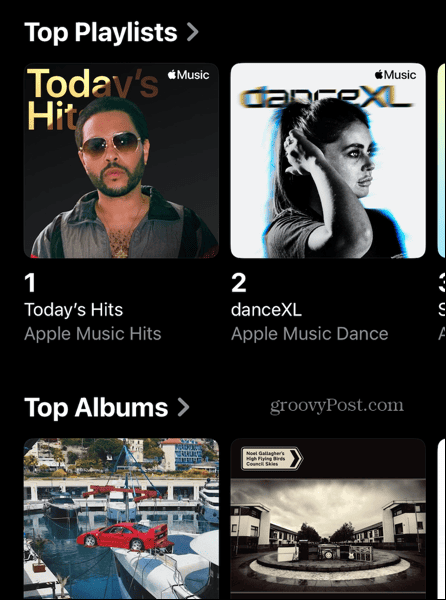 las mejores listas de reproducción de Apple Music Charts