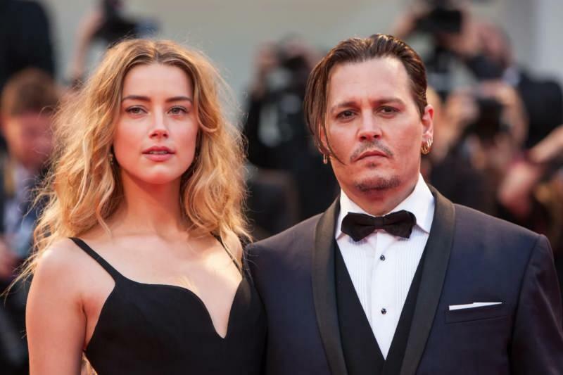 Johnny Depp y su ex esposa Amber Heard