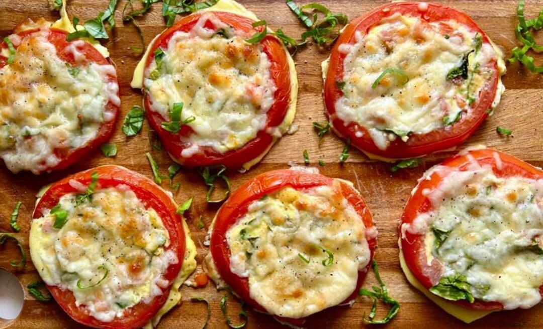 ¿Cómo hacer tomates con queso en el horno? receta fácil con tomates