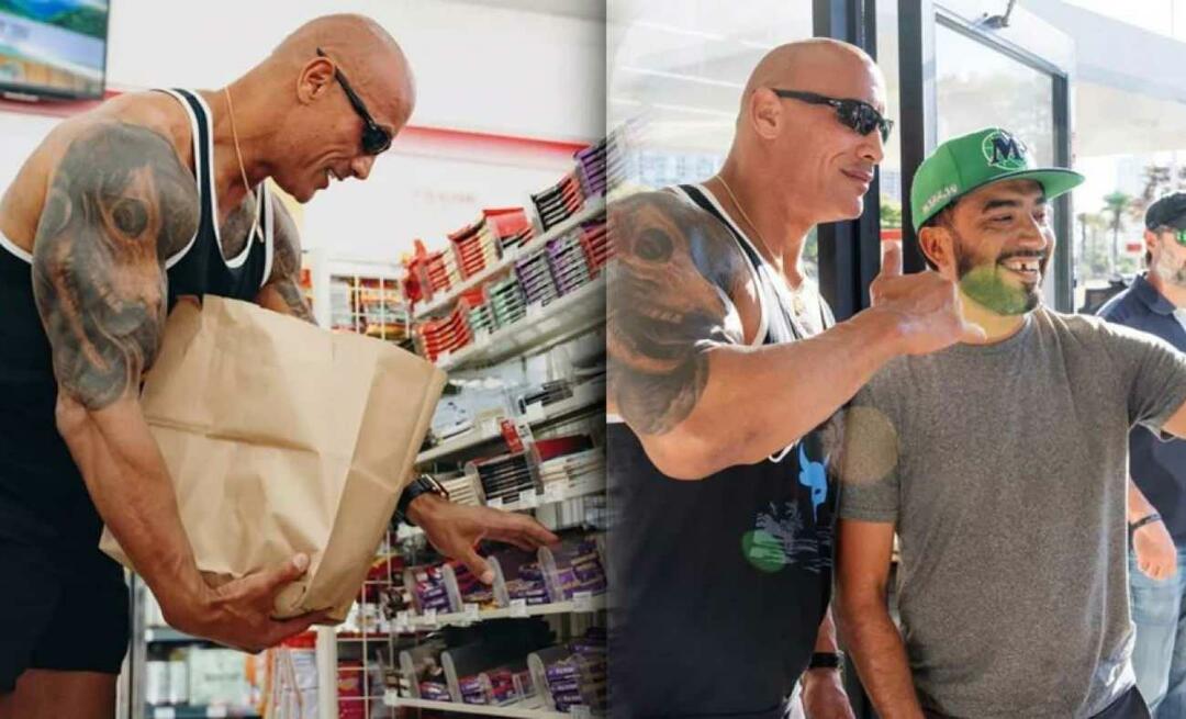 Entró a la tienda donde robó hace años, ¡ahora como una estrella! Dwayne Johnson en el supermercado...