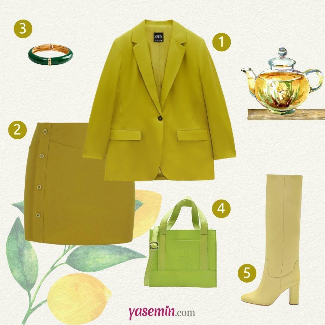 Sugerencia de estilo inspirada en la lima limón