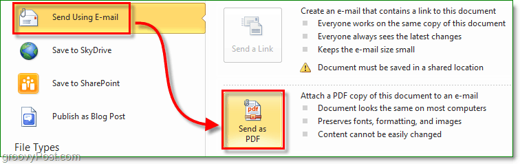 Cómo crear o guardar documentos de Office 2010 como PDF